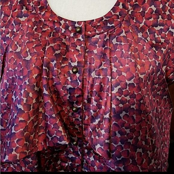 DEAR CREATURES dress Modcloth lotus of focus pink shift L‎ - Picture 3 of 8